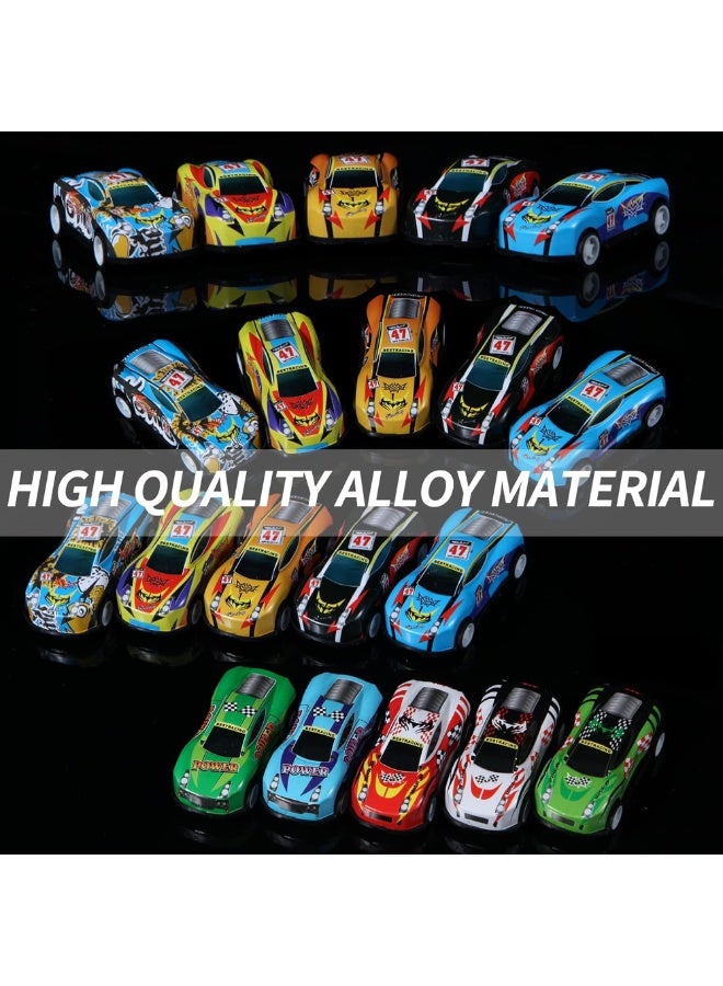 28-Pack Mini Pull-Back Cars Set – Colorful Metal & ABS Alloy Vehicles – Bulk Party Favors, Goodie Bag Stuffers & Piñata Fillers for Boys, Girls & Toddlers - Image 4